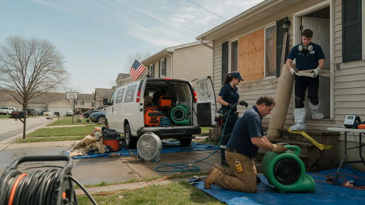 Water Damage Restoration in Heyworth, IL near me